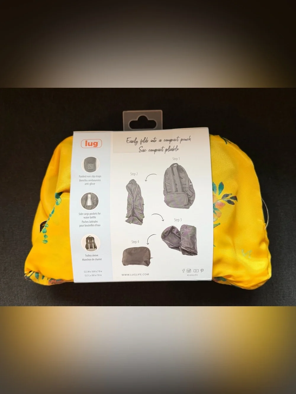 Lug Echo 2 Packable Backpack - Bouquet Yellow